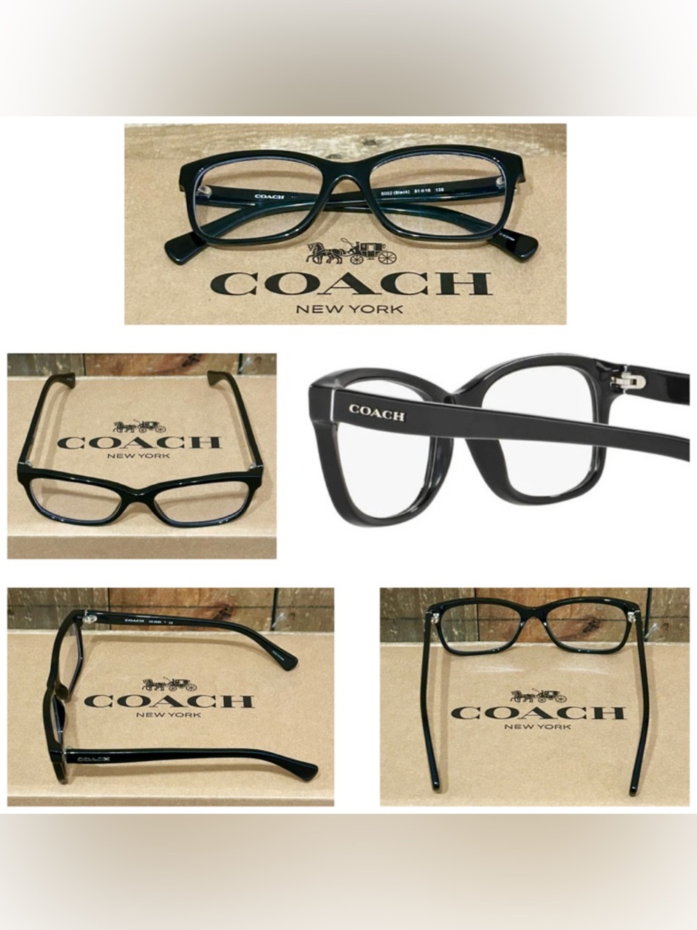 Coach. 7 Piece. Margot Bag, Watch, Pouch, Wristlet, Glasses, Dust Bag & Scarf - Picture 14 of 16